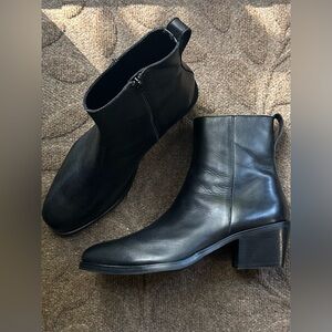 Steve Madden Men’s Richie Black Leather Boots Size 10